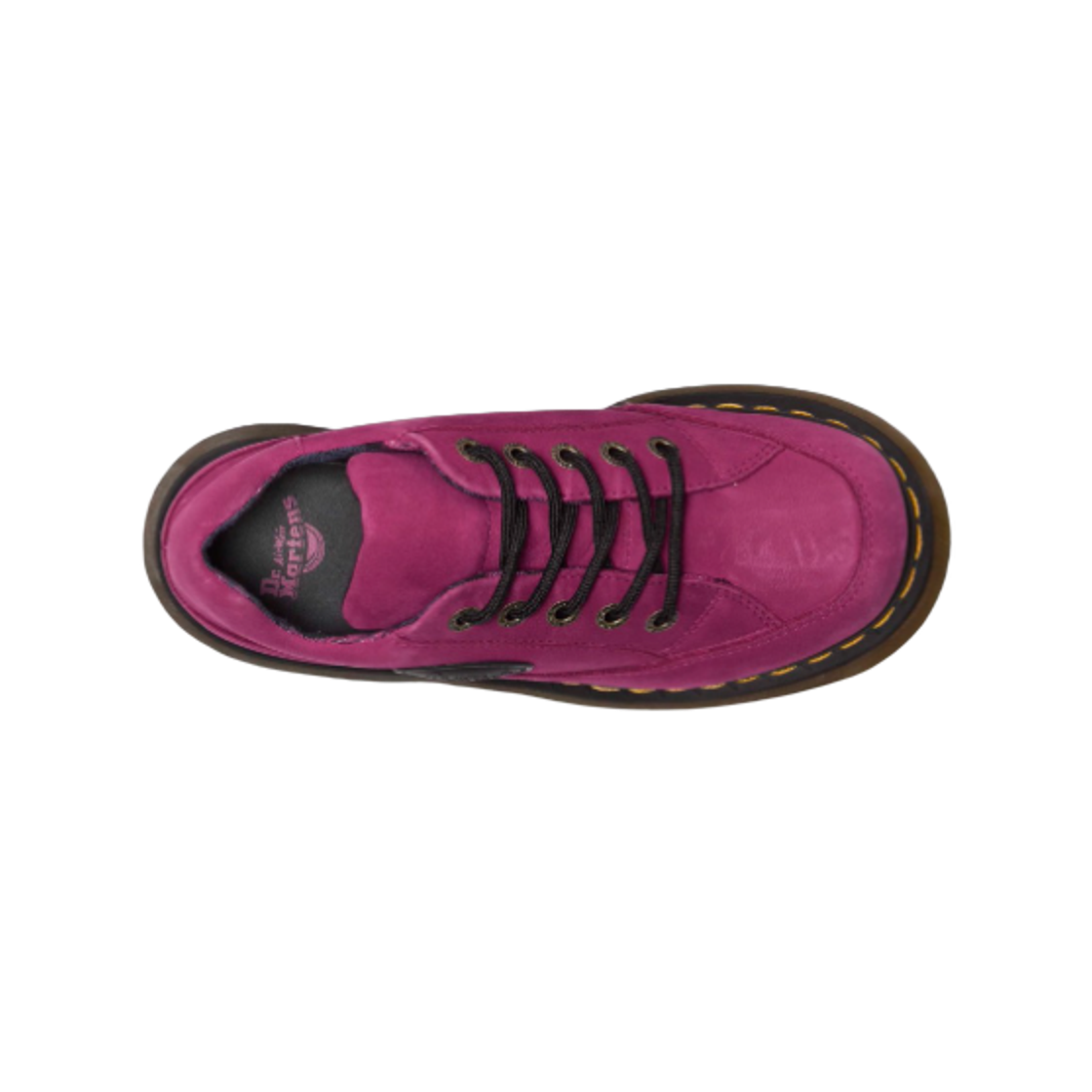 (W) 닥터마틴 버즈 5-아이 밀드 누벅 푸시아 핑크((W) Dr. Martens Buzz 5-Eye Milled Nubuck Shoes Fuchsia Pink) - 2