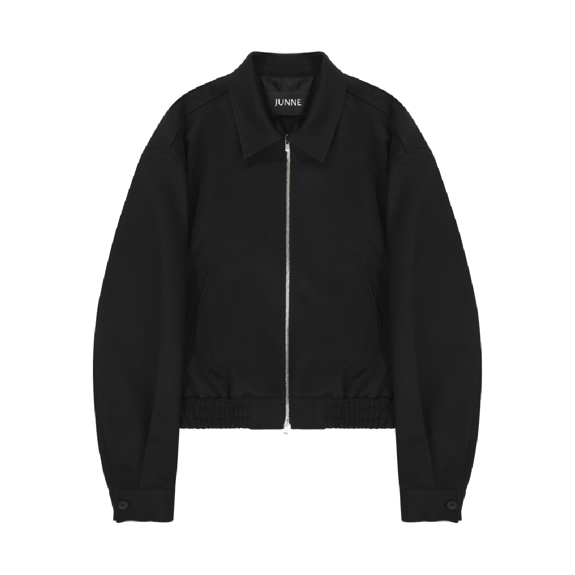 JNE J39 Dobby Black Junne J39 Over Fit Dobby Blouson Jacket Black