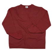 [예약 배송] MJD Stripe Finger Hole Long Sleeve Red