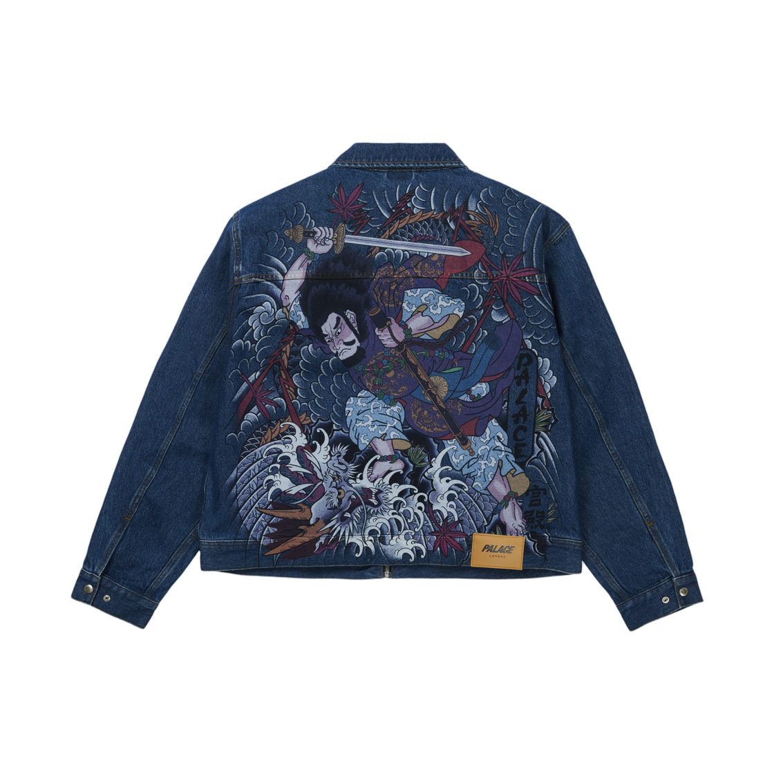 팔라스 스사노오 데님 자켓 인디고 워시 - 25FW(Palace Susanoo Denim Jacket Indigo Wash - 25FW)