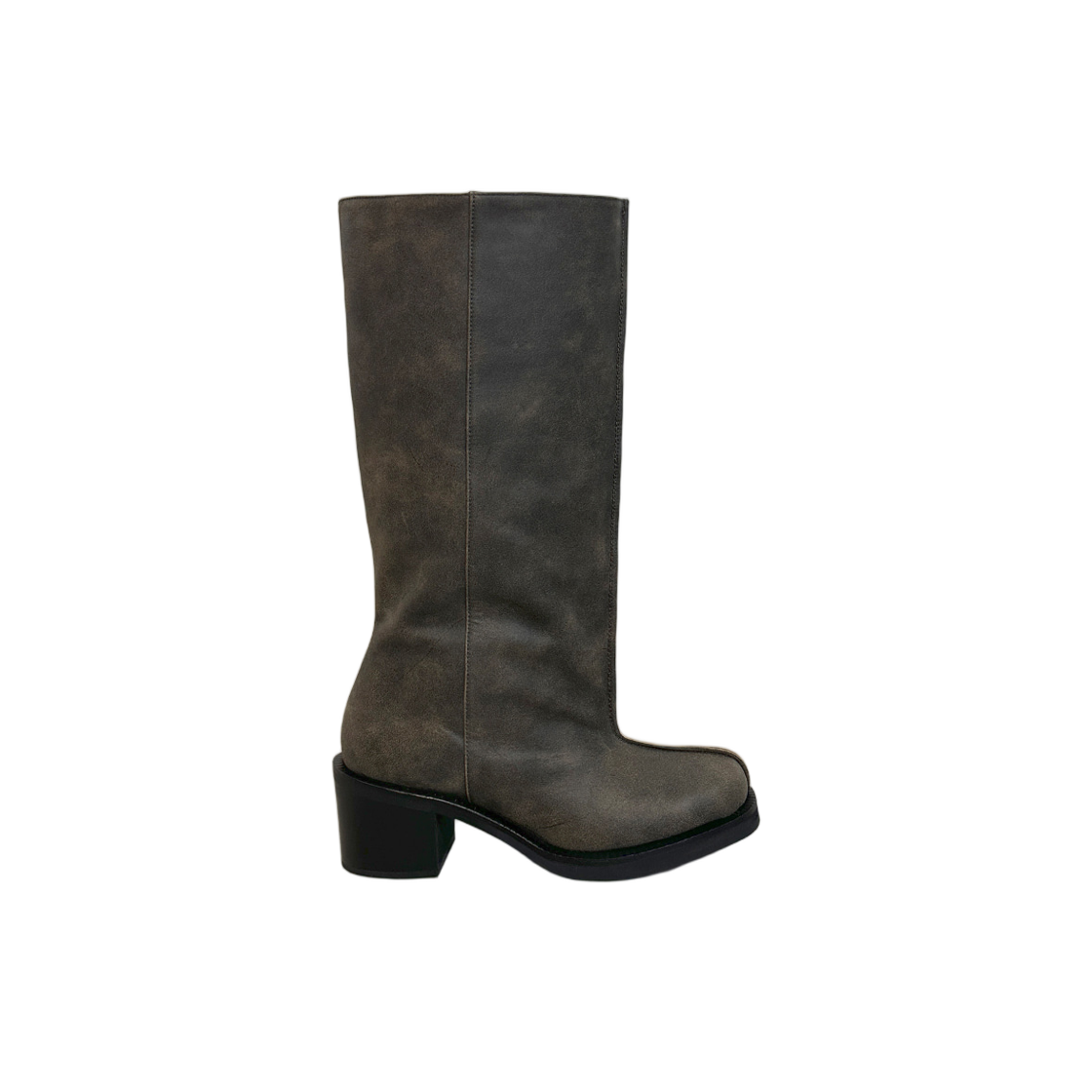 (W) 로우 클래식 크랙 와일드 부츠 다크 브라운((W) Low Classic Cracked Wild Boots Dark Brown)