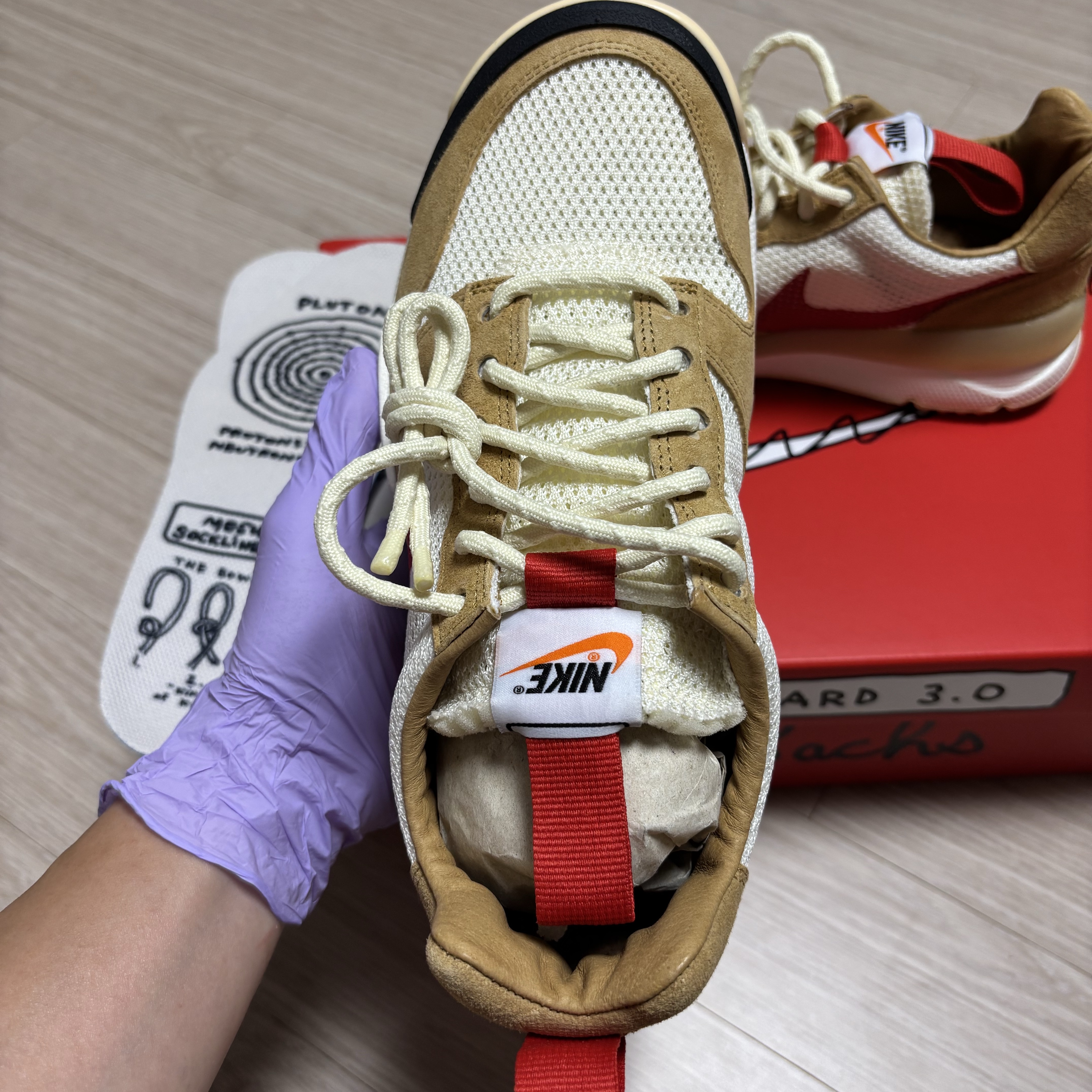 Nike x Tom Sachs Mars Yard Shoe 3.0 Space Camp 착용 스타일 - 5
