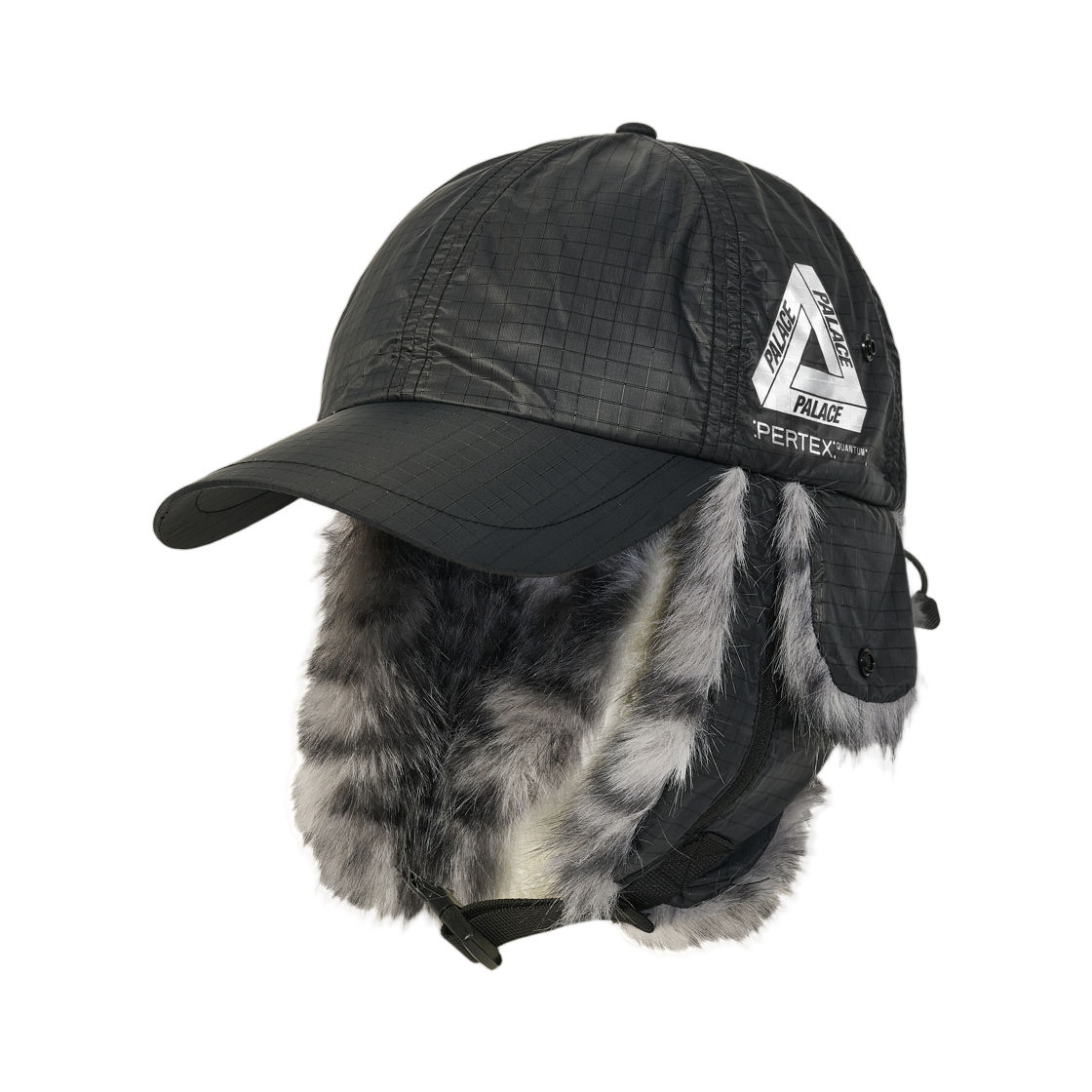 - Palace Pertex Dogear 6-Panel Black - 25FW