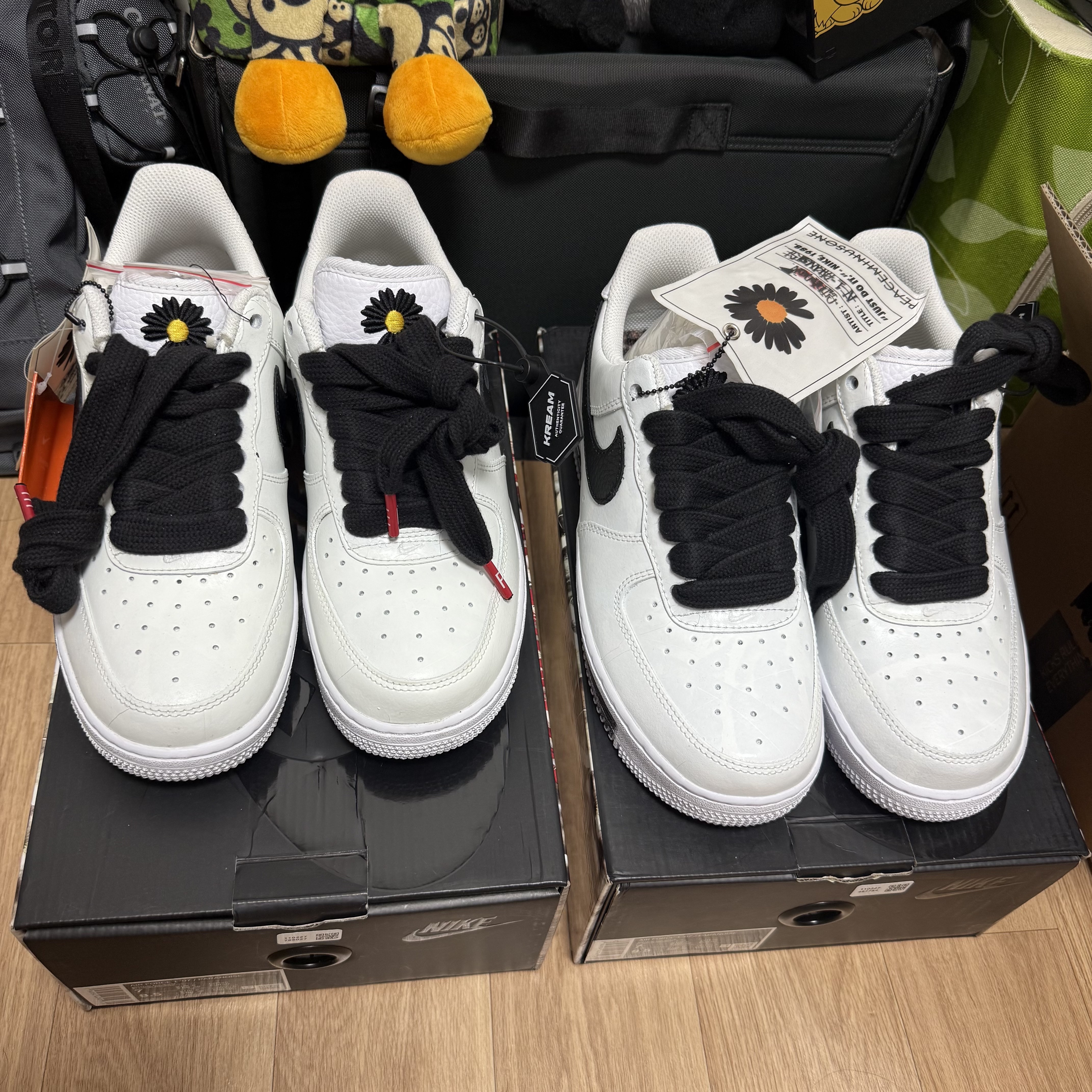 Nike x Peaceminusone Air Force 1 Low Para-Noise 2.0 착용 스타일 - 4