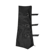 Gila Archive Buckle Leather Leg Warmer Black