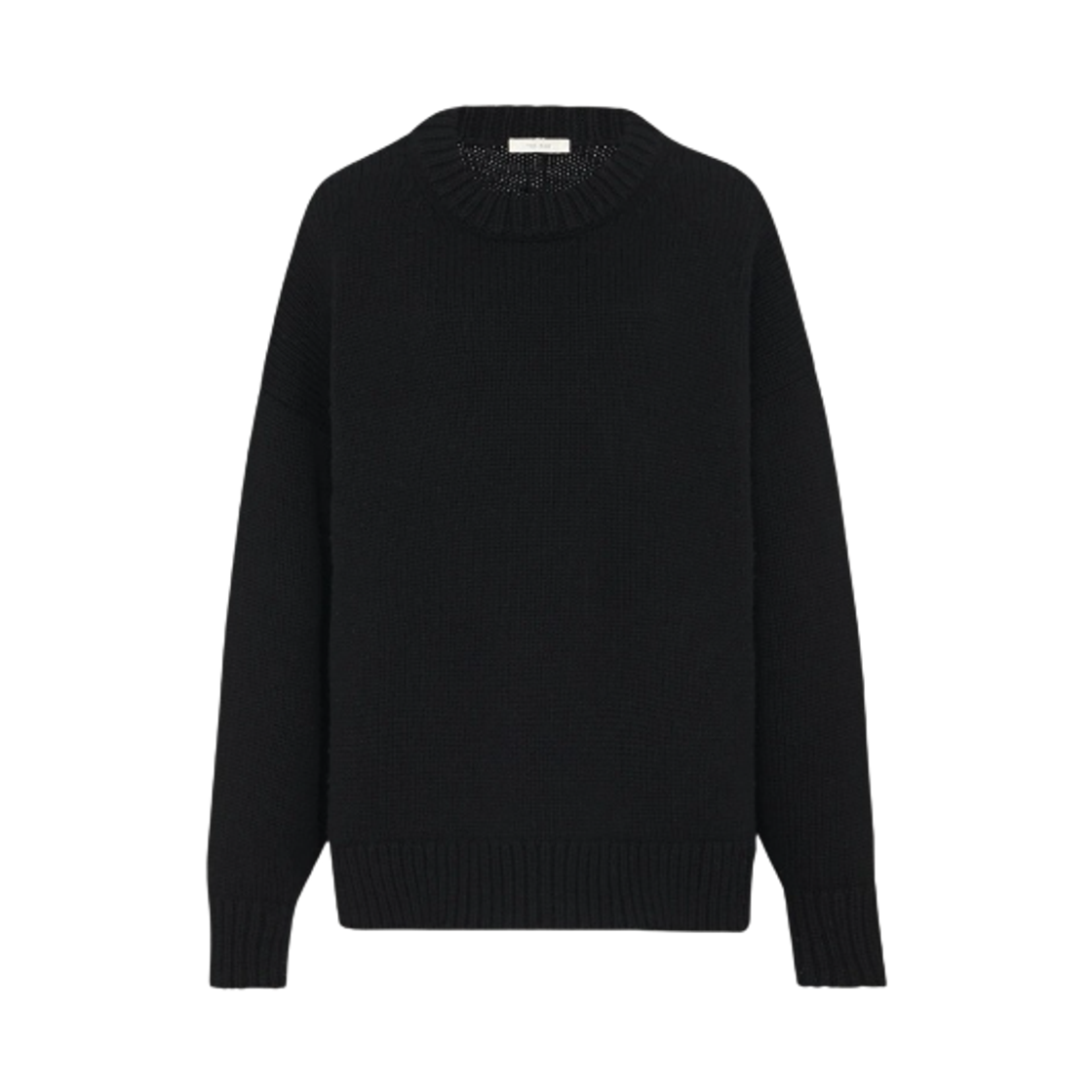 (W) 더 로우 오필리아 울 캐시미어 탑 블랙((W) The Row Ophelia Wool Cashmere Top Black)