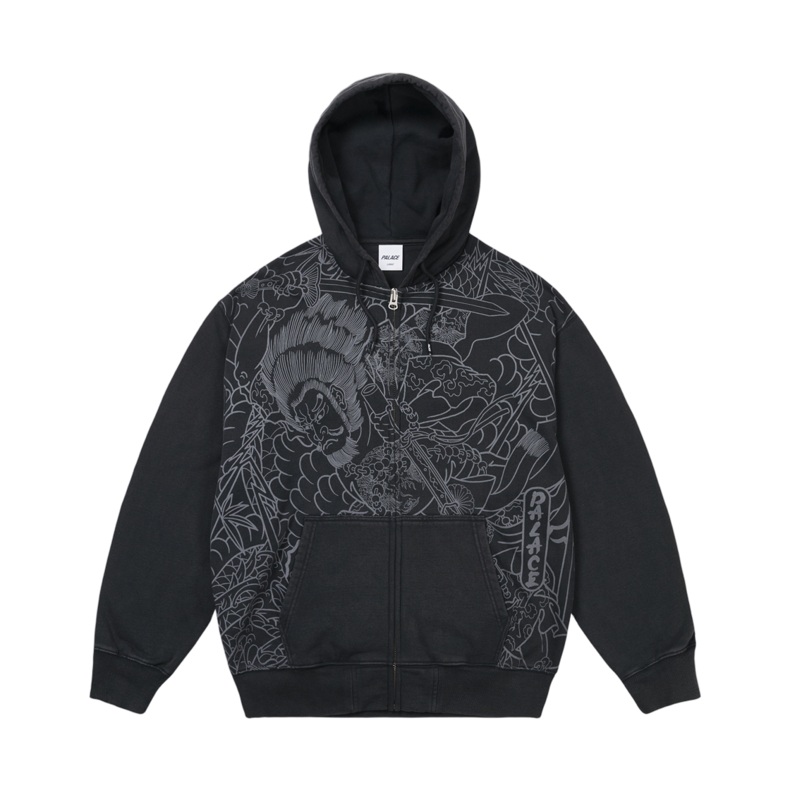 - Palace Susanoo Zip Hood Black - 25FW