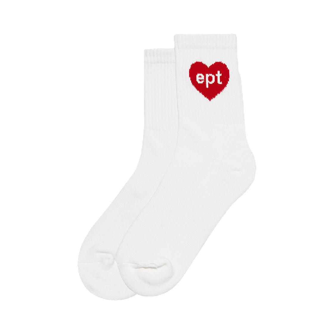 EP5FN3SO00001 EPT Heart Socks White