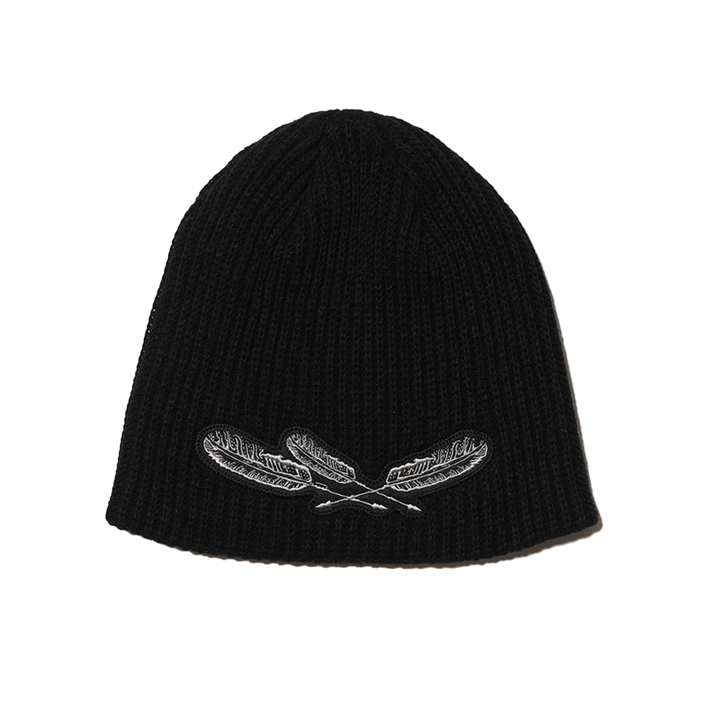 O25FFCA030BK OGARP Arrow Applique Beanie Black