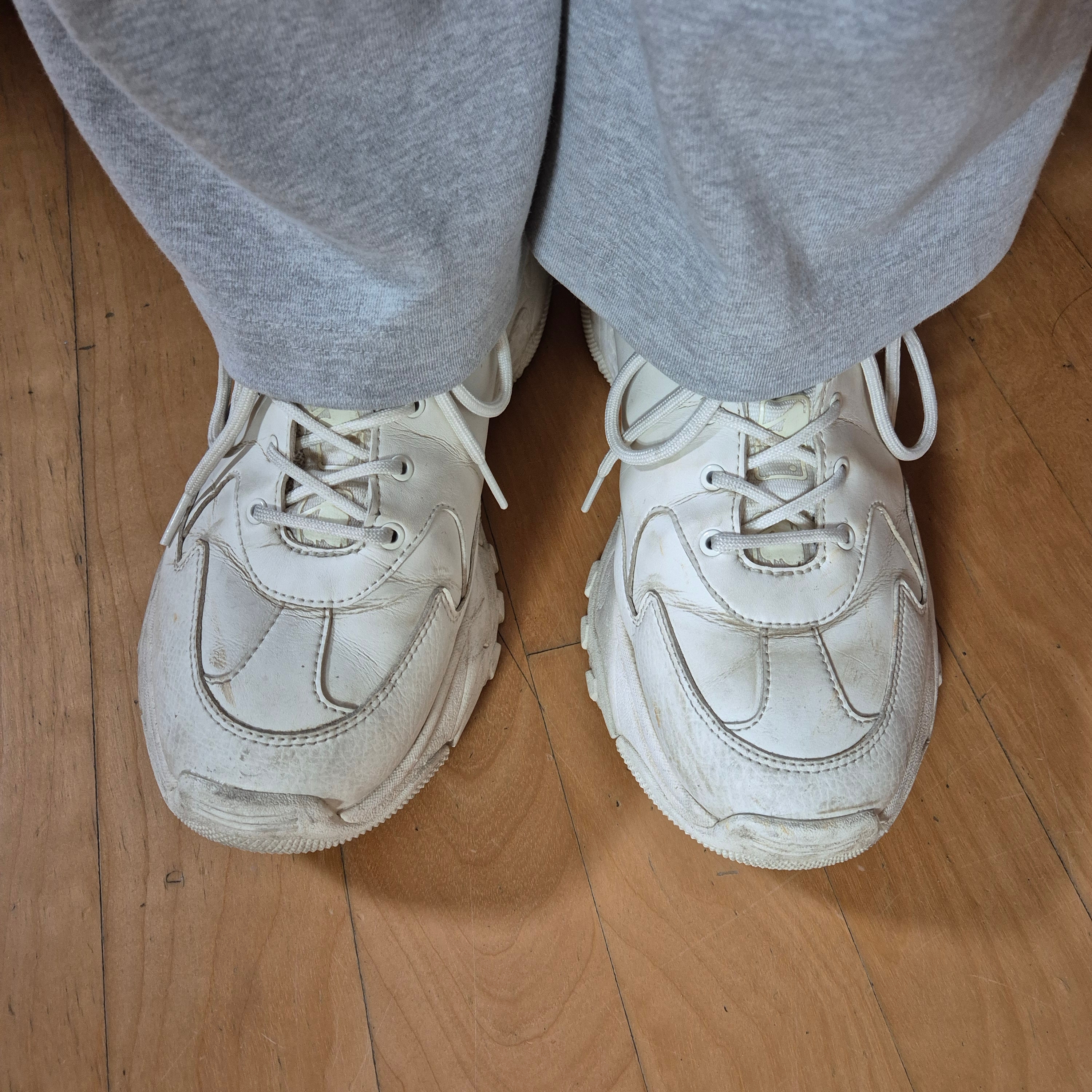 MLB Bigball ChunkyVintage Monogram Light Beige 착용 스타일