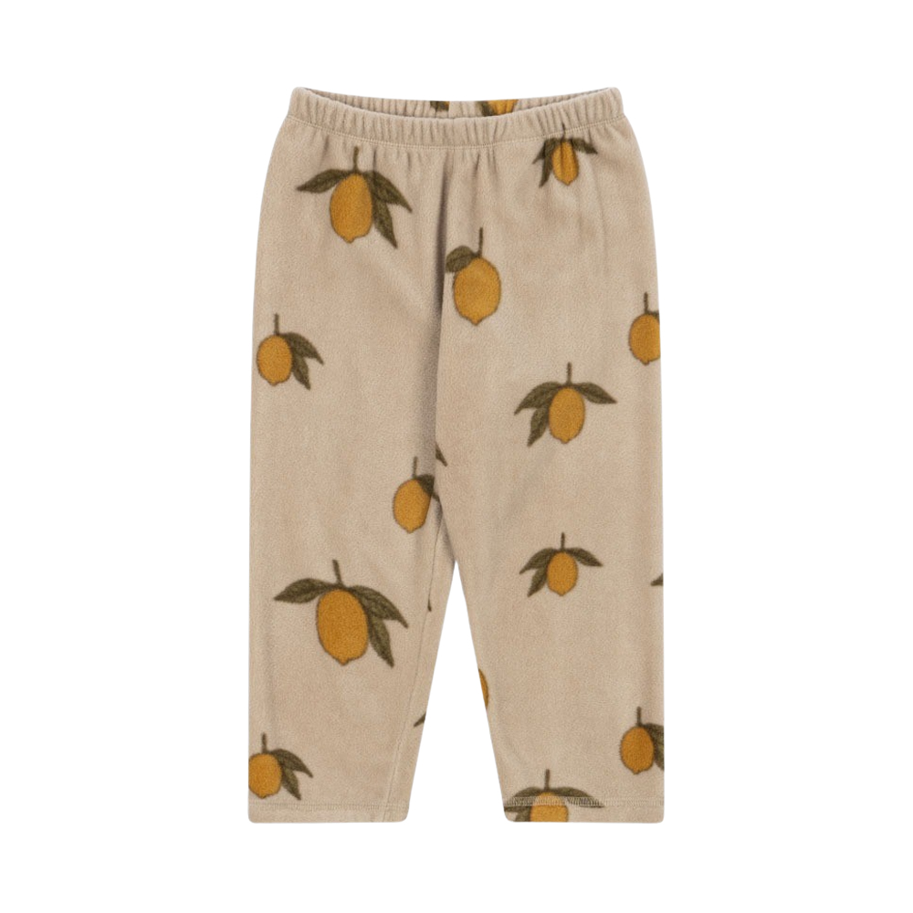 콩제슬래드 타비 플리스 팬츠 레몬(Konges Sløjd Tavi Fleece Pants Grs Mon Grand Citron)