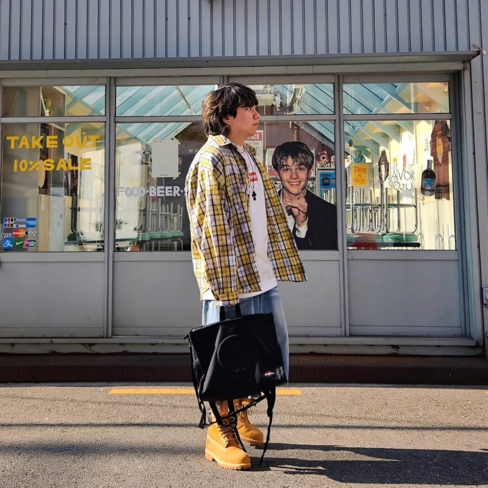 Timberland Premium 6 inch Waterproof Boot Wheat Nubuck - Medium 착용 스타일