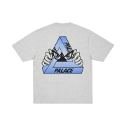 Palace Tri-Peek T-Shirt Grey Marl - 25FW