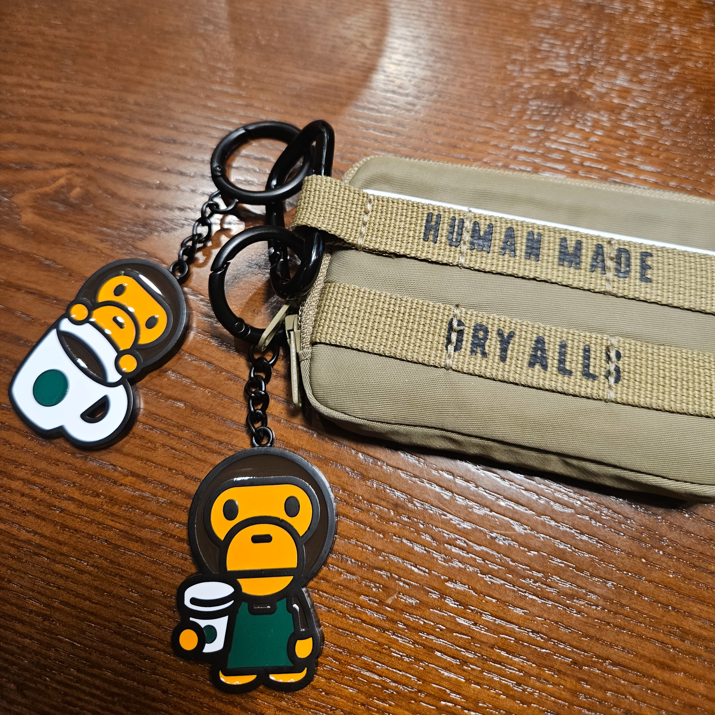 Starbucks x BAPE Baby Milo Keychain, Starbucks x BAPE Baby Milo Keychain 착용 스타일