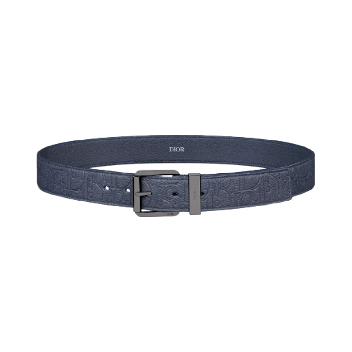 디올 그래비티 레더 35mm 벨트 네이비 블루(Dior Gravity Leather 35mm Belt Navy Blue) - 1