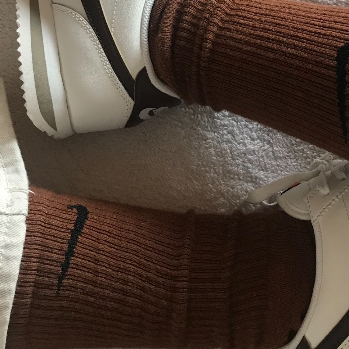 Nike Everyday Plus Cushioned Training Crew Socks Multicolor (3 Pack/Korean Ver.) 착용 스타일
