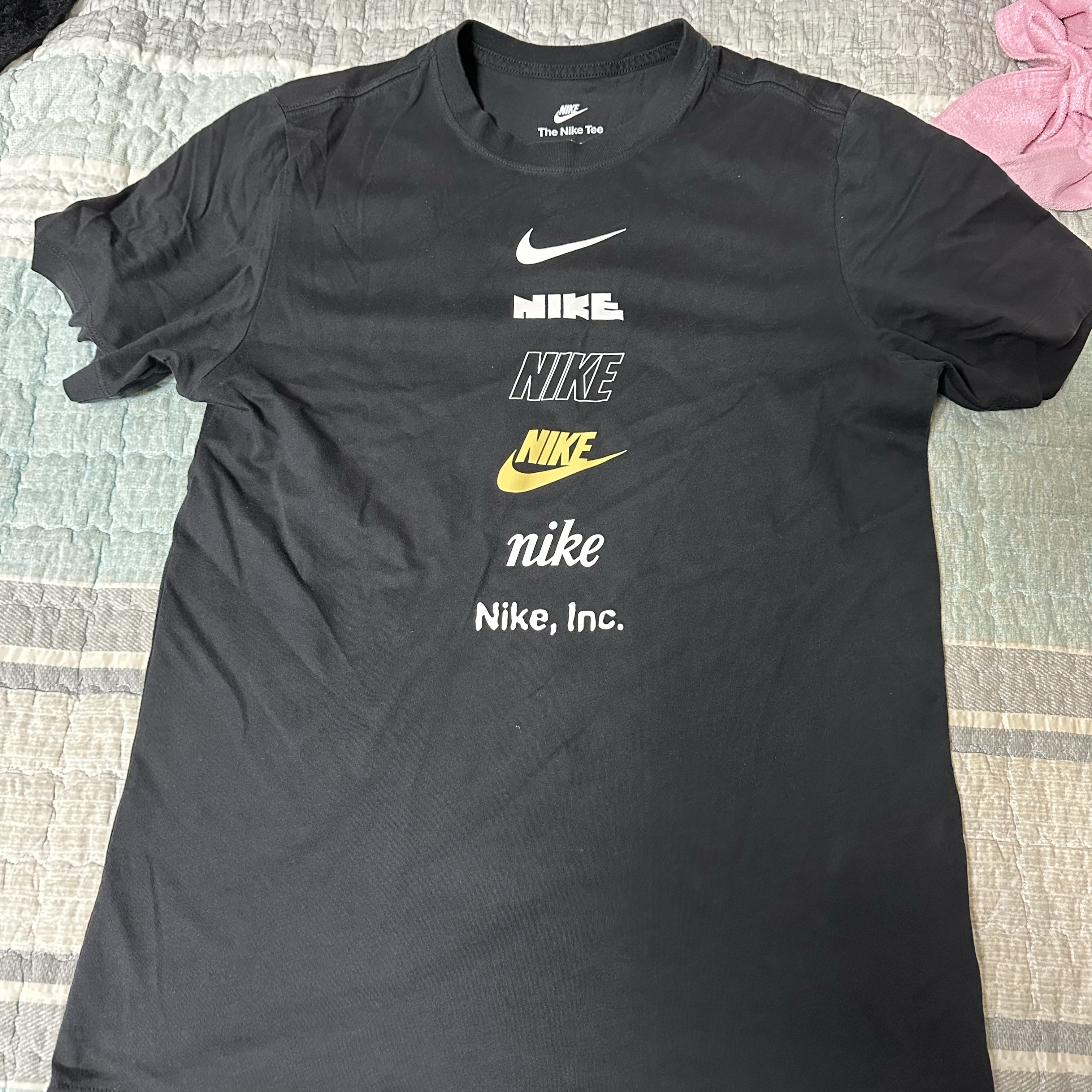 Nike NSW Club Logo T-Shirt Black - Asia 착용 스타일