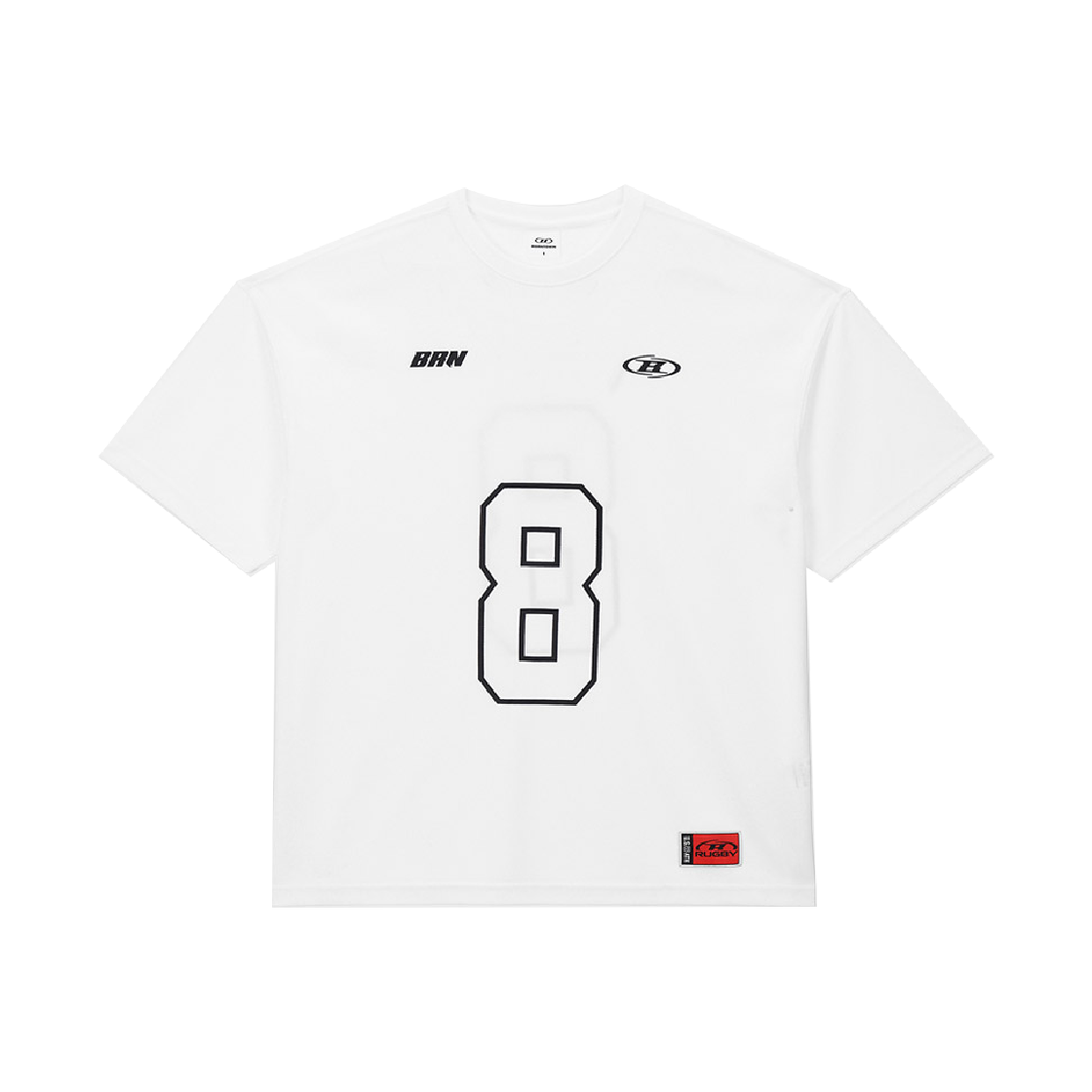 본투윈 BRN 쿨메쉬 엑스트라핏 티셔츠 화이트