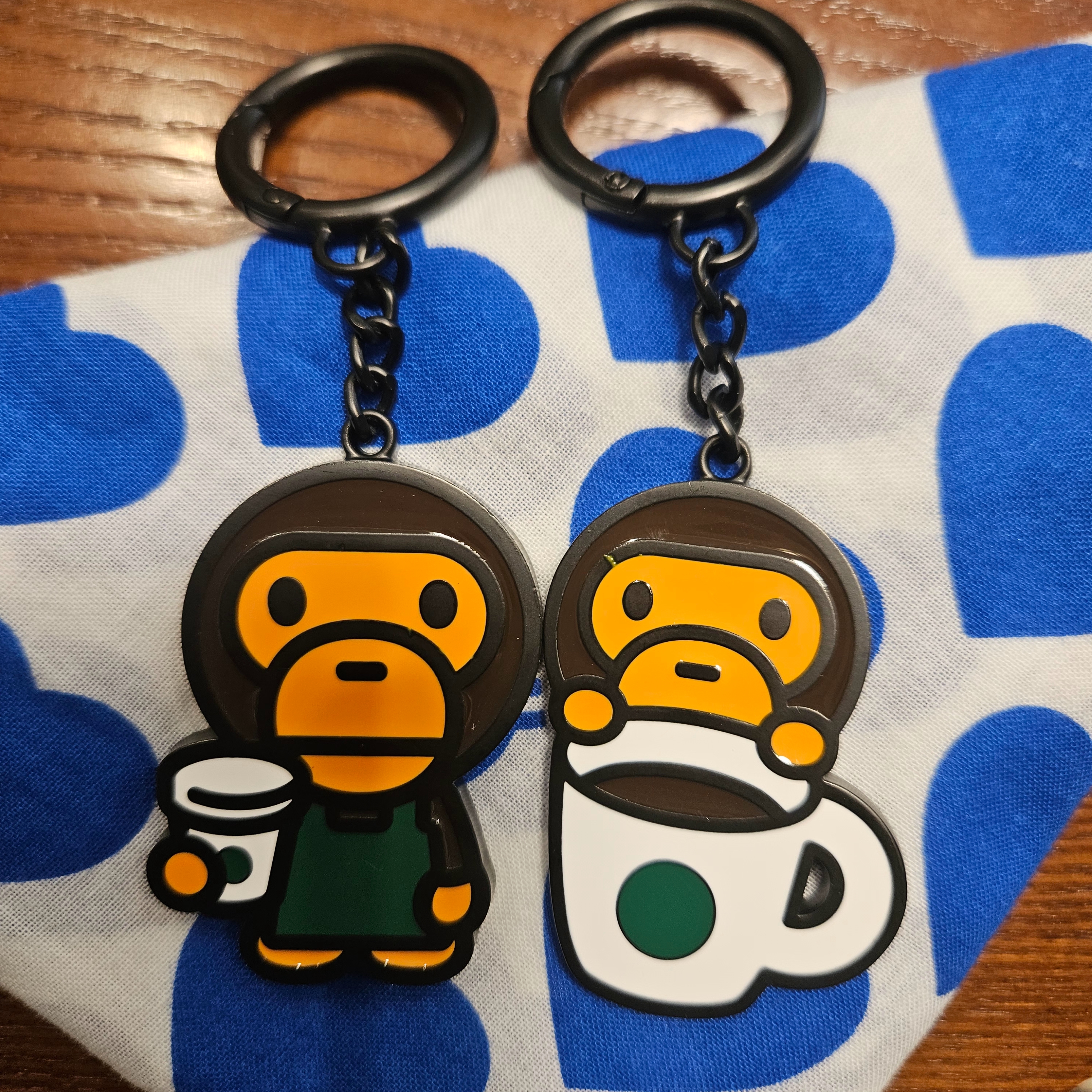 Starbucks x BAPE Baby Milo Keychain, Starbucks x BAPE Baby Milo Keychain 착용 스타일
