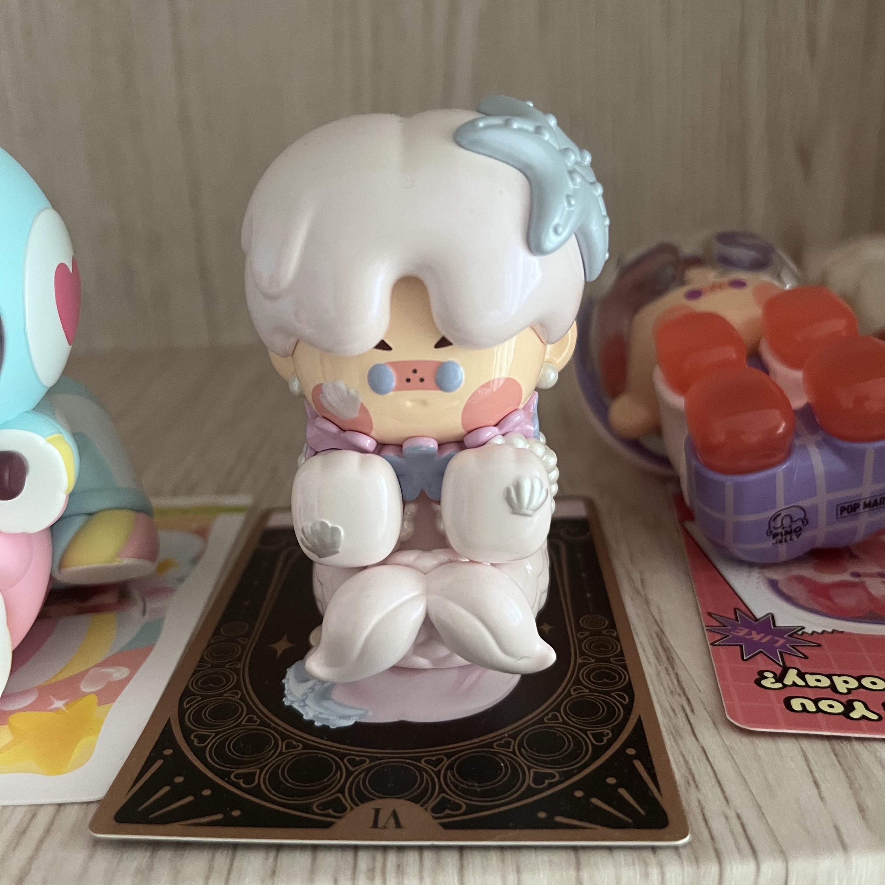 Pop Mart Pino Jelly Hard & Shiny Series Figure Sealed Case (1 Blind Box) 착용 스타일
