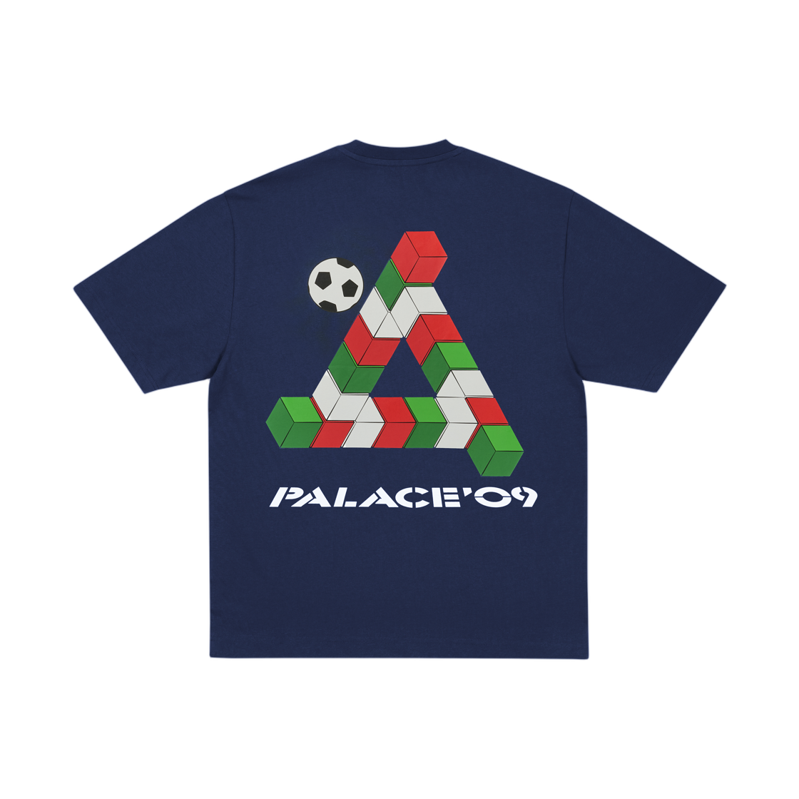 팔라스 09 트라이퍼그 티셔츠 네이비 - 25FW(Palace 09 Tri-Ferg T-Shirt Navy - 25FW) - 1