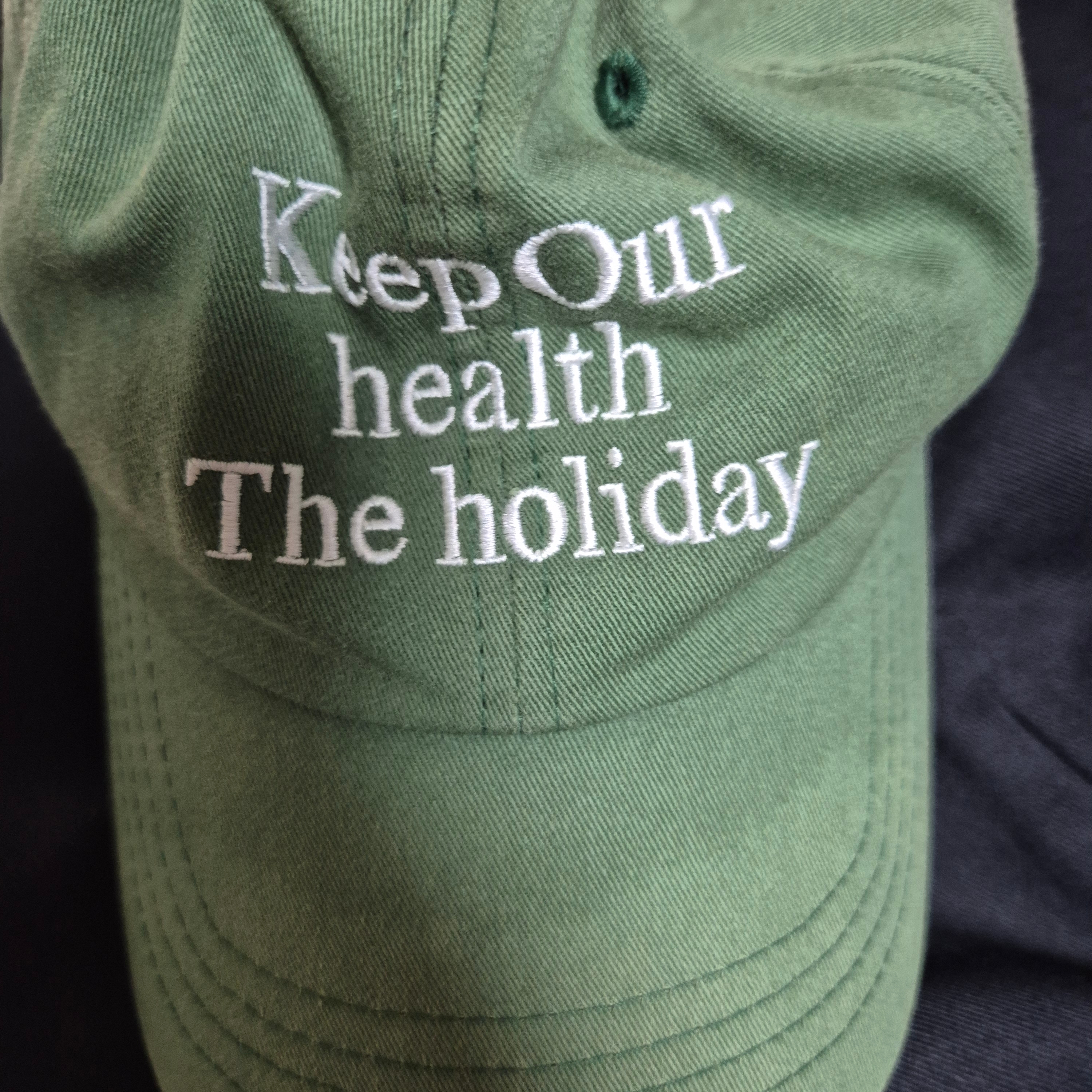 Millo Archive Holiday Signature Ball Cap Green 착용 스타일