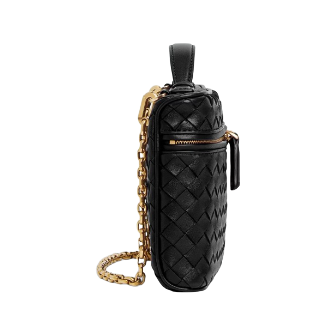 보테가 베네타 스몰 소프트 베니티 케이스 블랙(Bottega Veneta Small Soft Vanity Case Black) - 3
