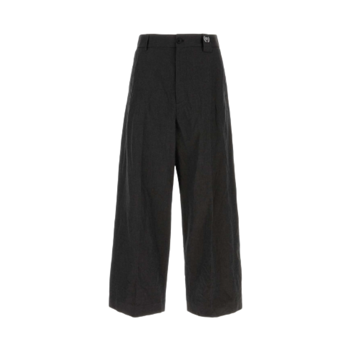 831386TST051000 Balenciaga Wide High Waisted Pants Black