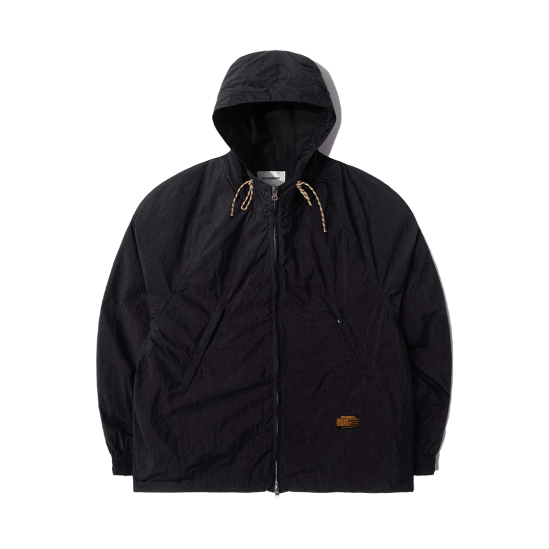 Q5AMJK003BLK QT8 GARMENTS Nostalgia Windbreaker Black