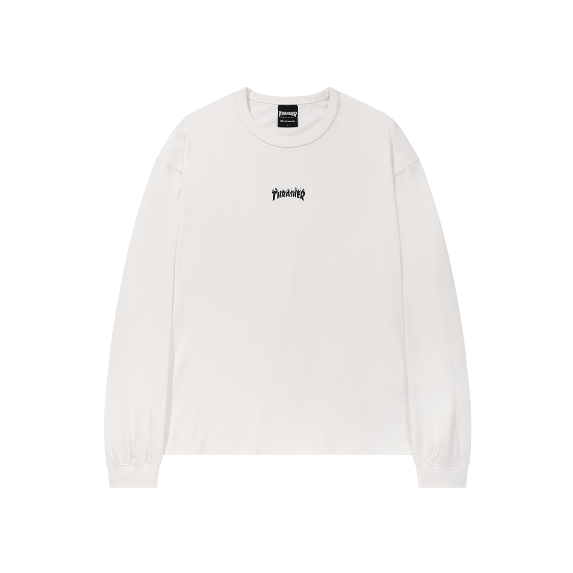 트레셔 플레임 로고 롱슬리브 오프 화이트(THRASHER Flame Logo long sleeves Off White)