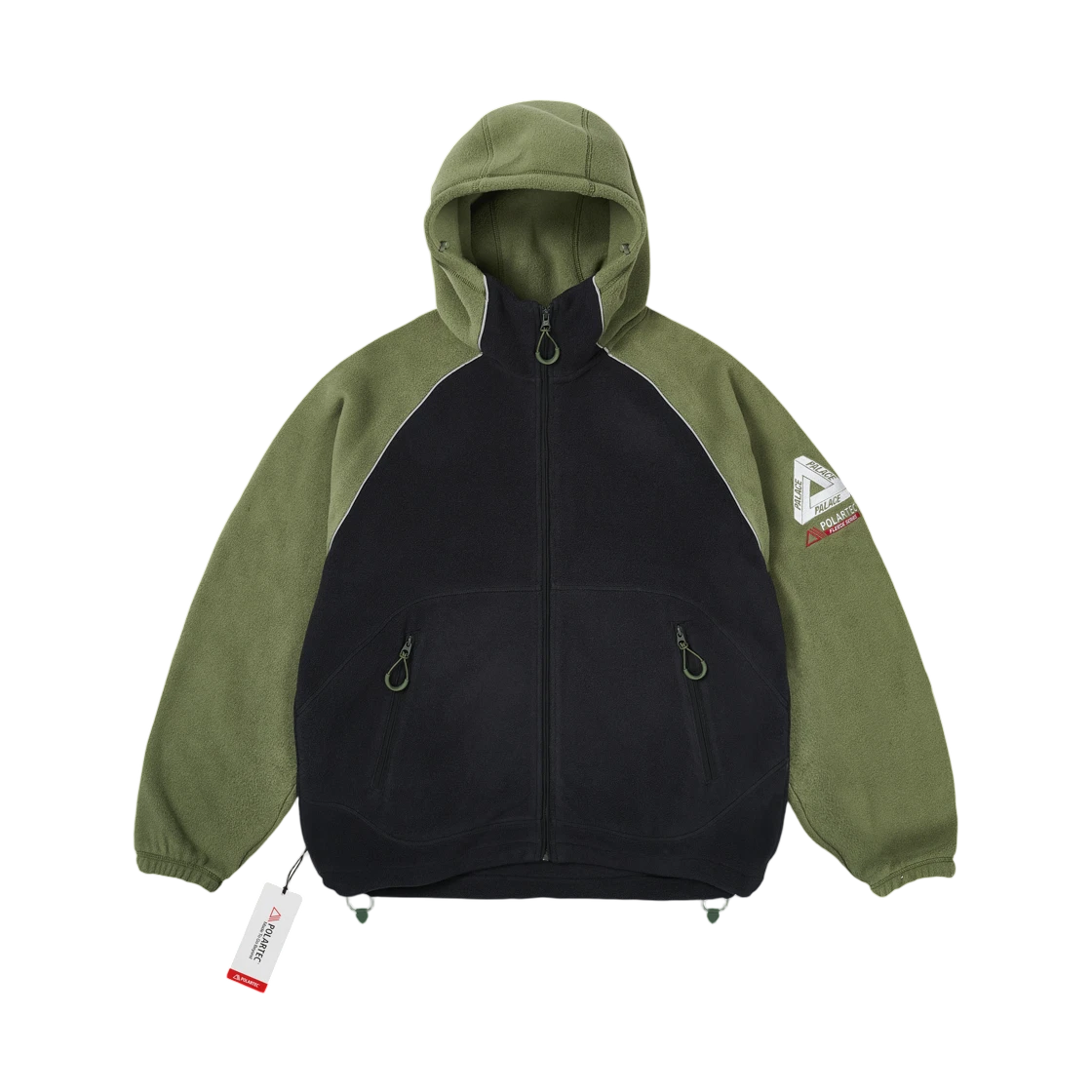 Palace Palace Polartec Jacket Olive Black - 25FW · XL
