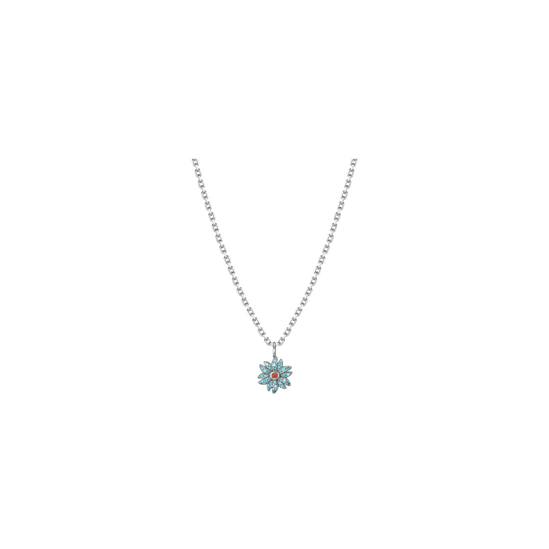 SLN.25FF07 [KREAM 단독] Scudo Cuore Topaz Stone Necklace