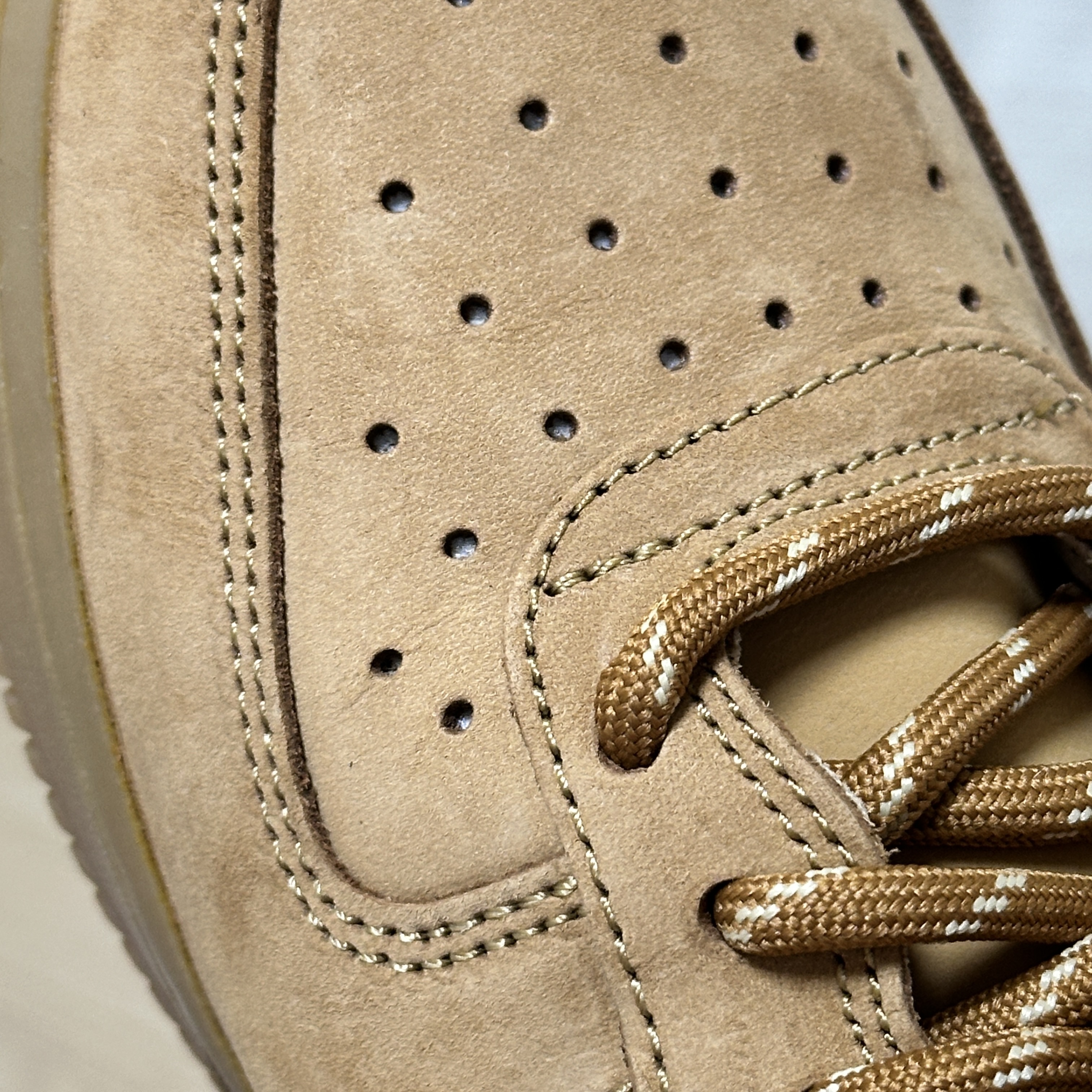 (W) Nike Air Force 1 '07 WB Flax Wheat 착용 스타일 - 5