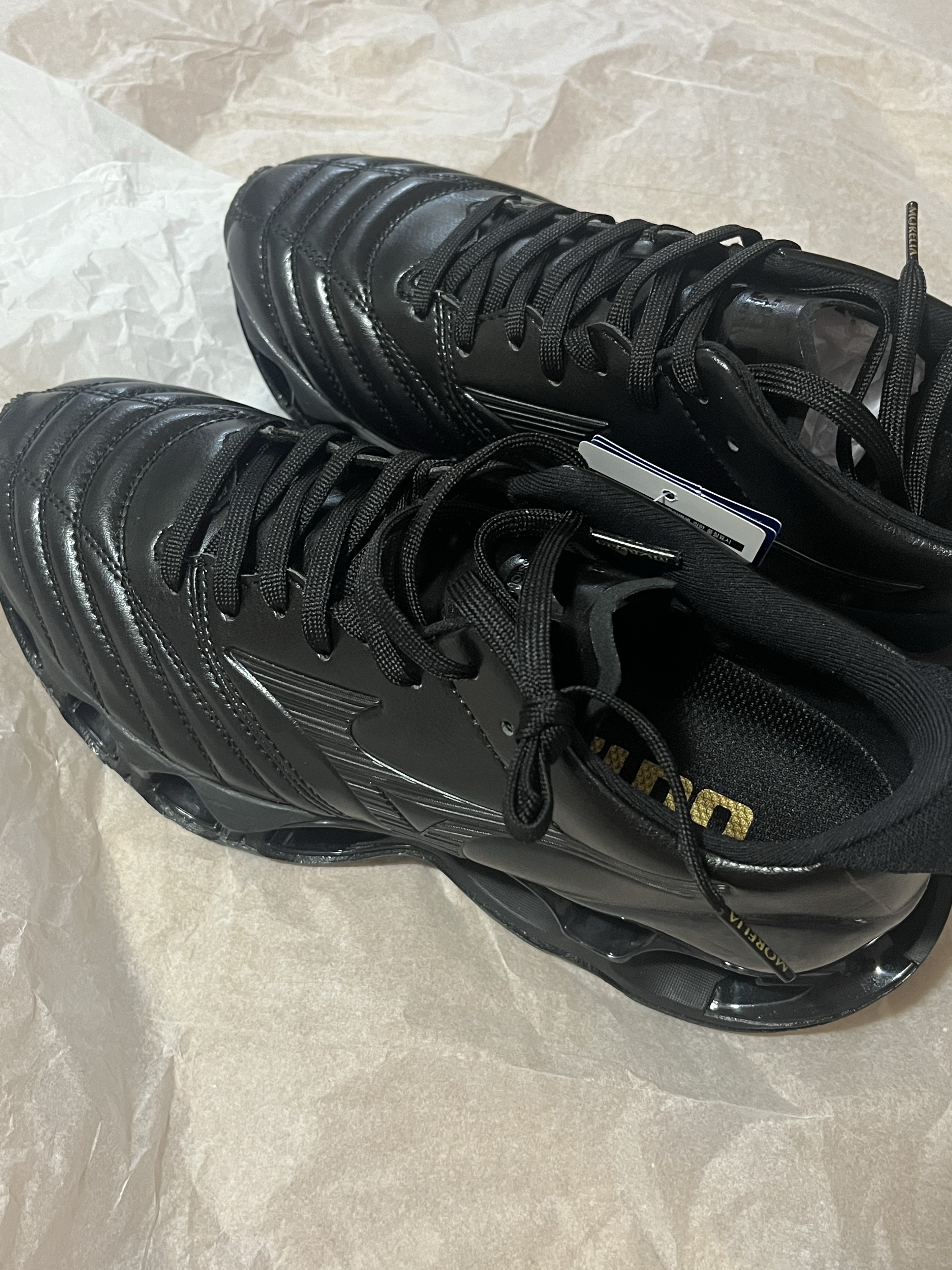 Mizuno Wave Prophecy Morelia Neo Black 착용 스타일 - 4