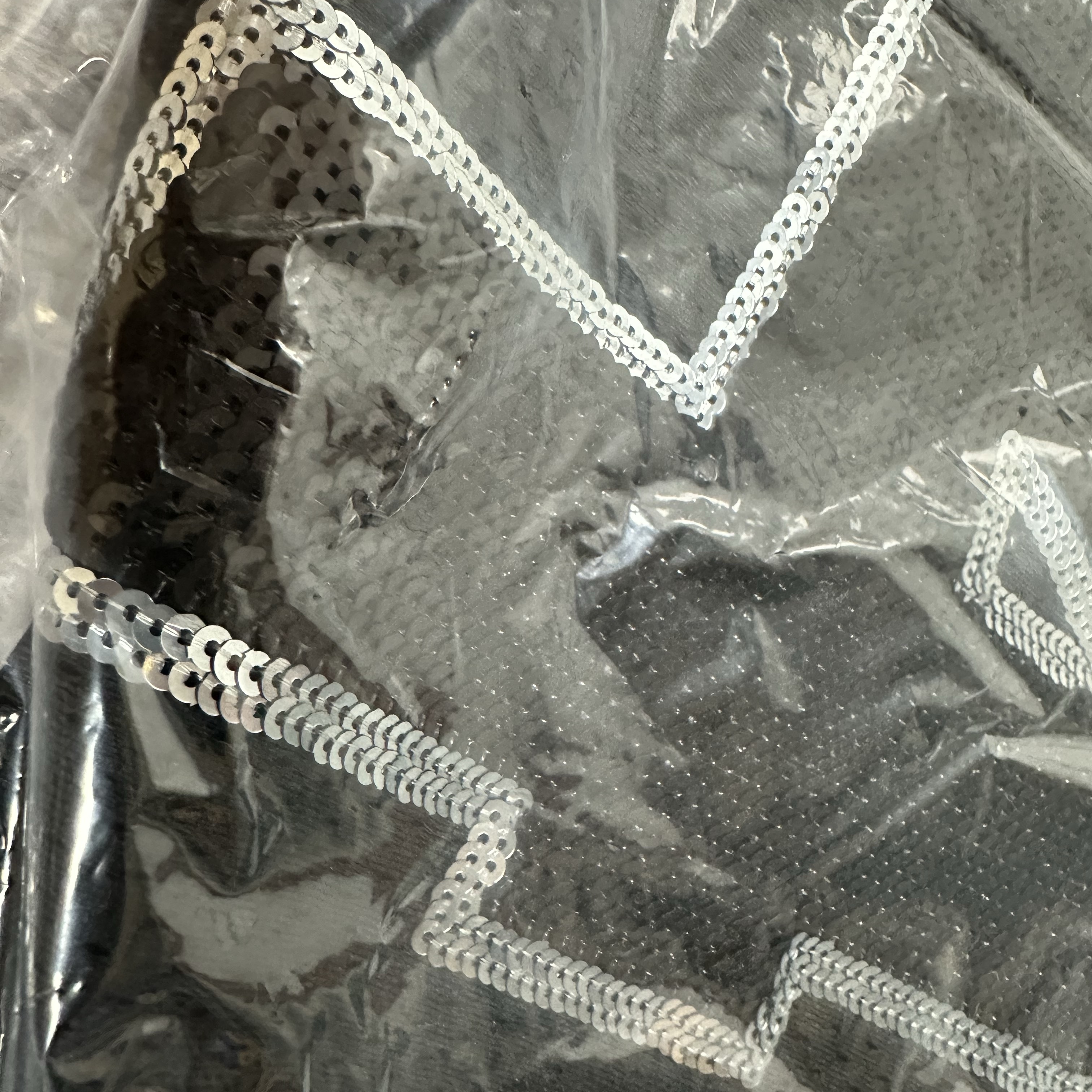 Supreme Sequin Football Jersey Black - 25FW 착용 스타일 - 3