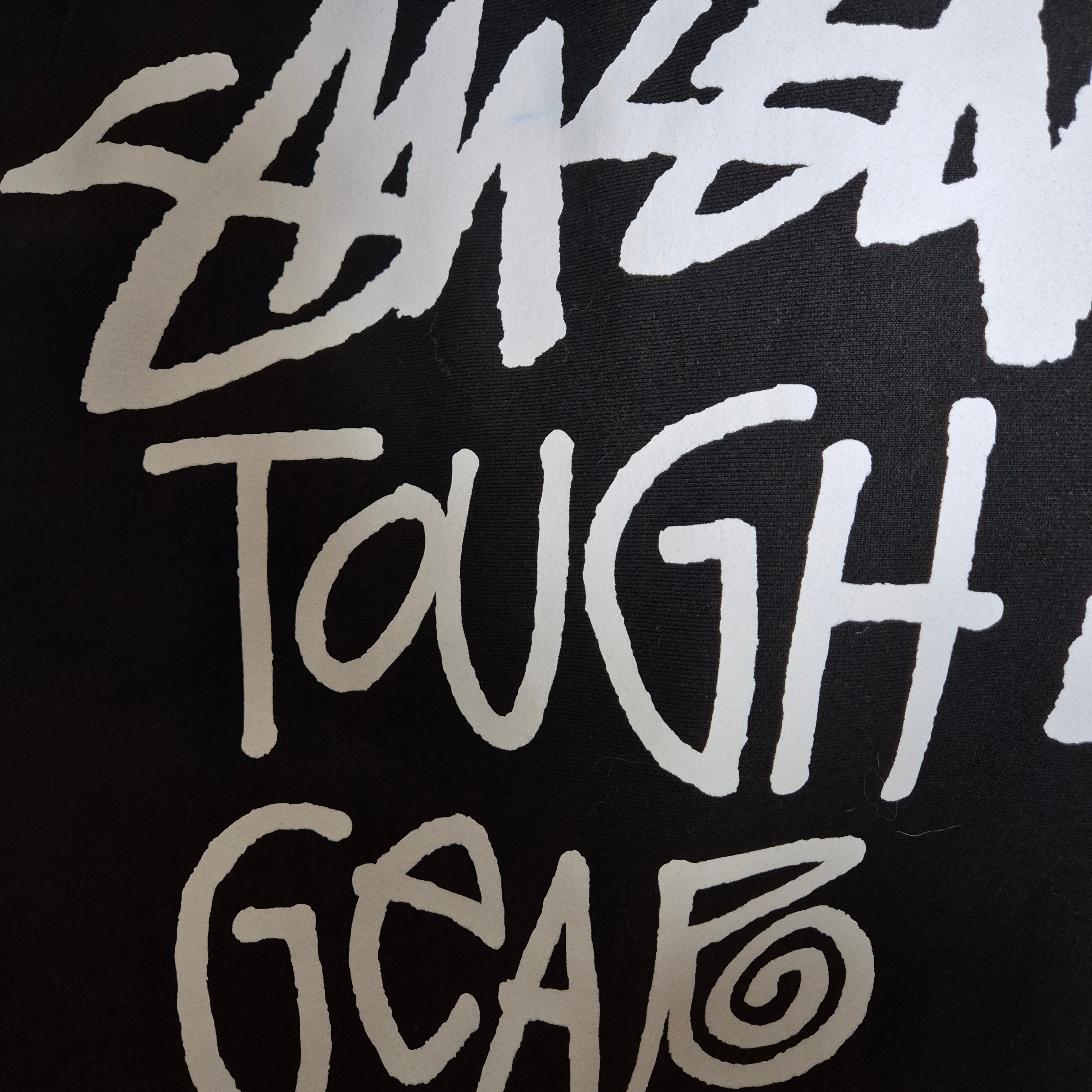 Stussy Tough Gear T-Shirt Black 착용 스타일