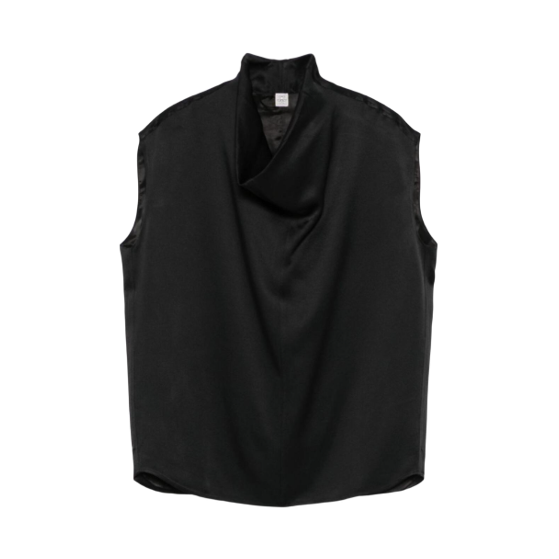 251-WRT0460-FB0344-001 (W) Toteme Sleeveless Top Black