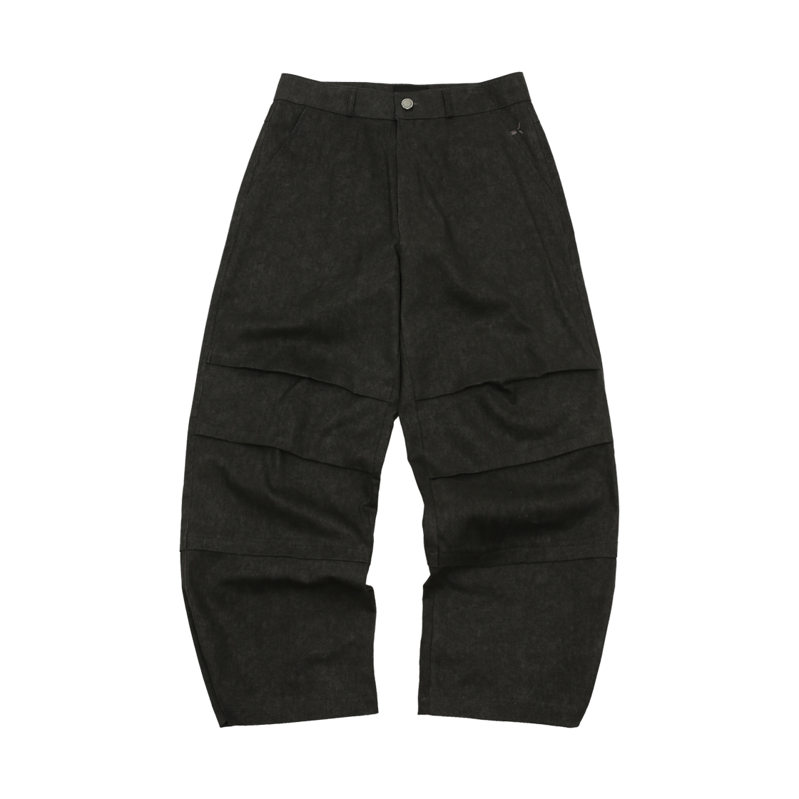 2542014 BP2DISORDER Dual-Tuck String Pants Charcoal