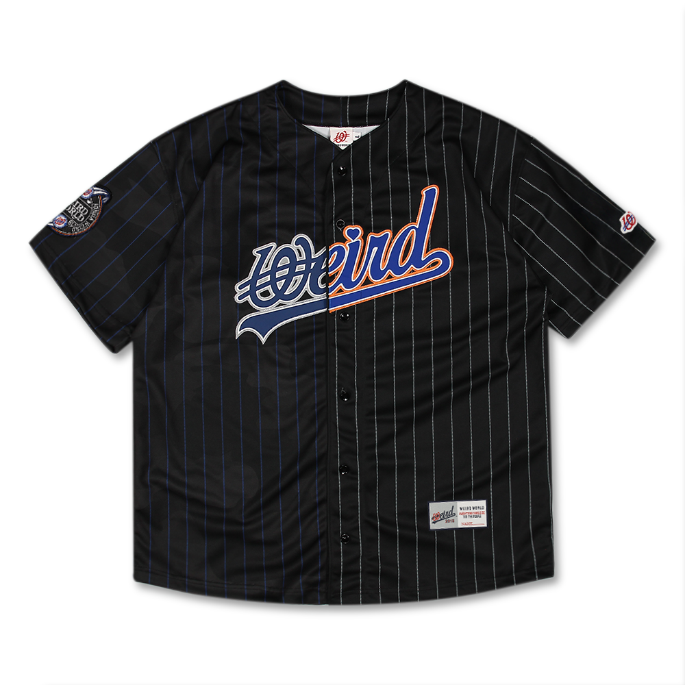 위얼드월드 뉴욕시티 하프 베이스볼 져지(Weird World Newyork City Half Baseball Jersey)