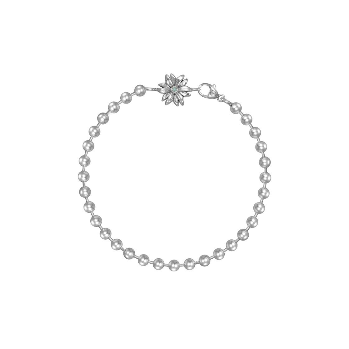 스쿠도 쿠오레 볼체인 브레슬릿(Scudo Cuore ball chain Bracelet)