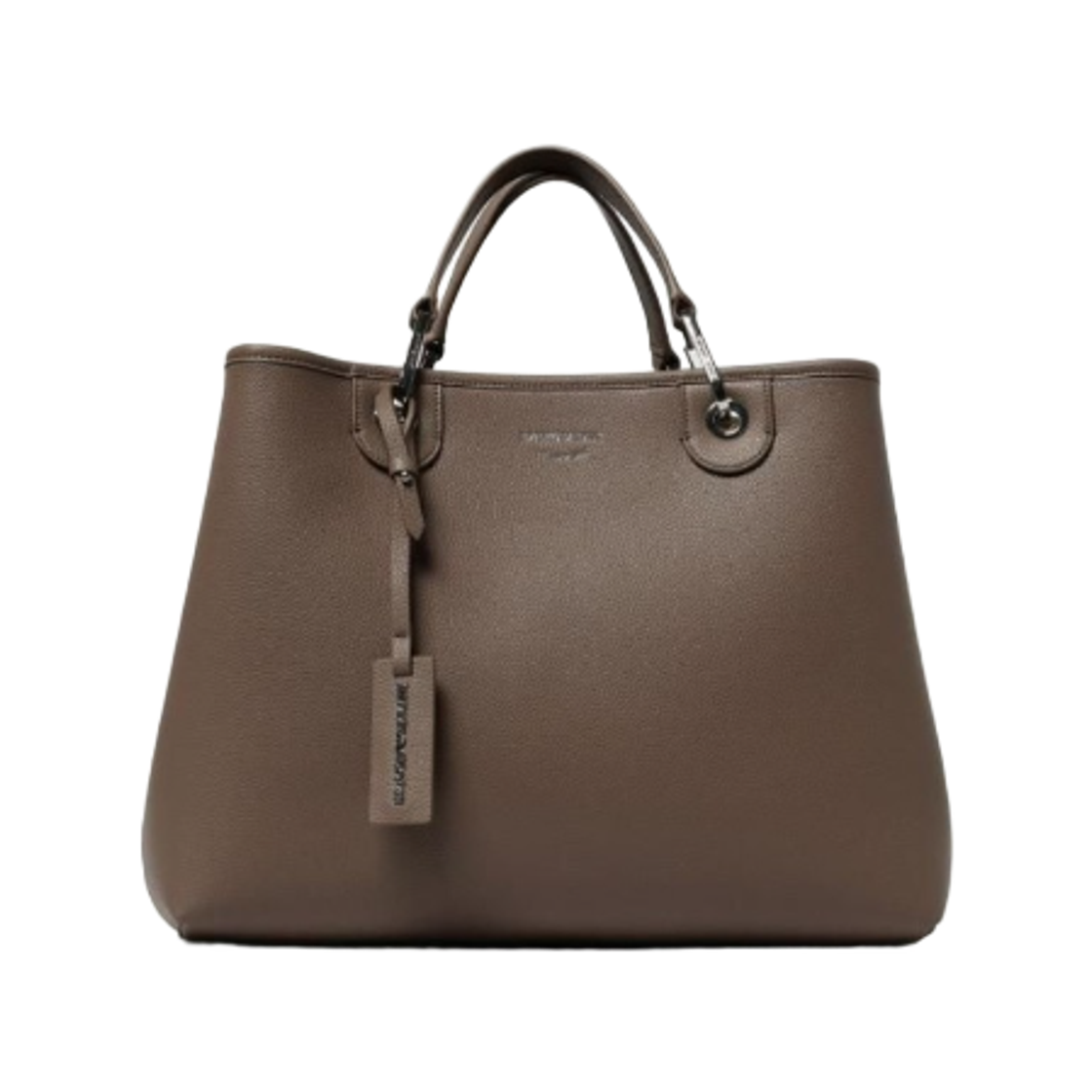 EW000360AF12036M1057 Emporio Armani Myea Medium Shopping Bag Dove Grey