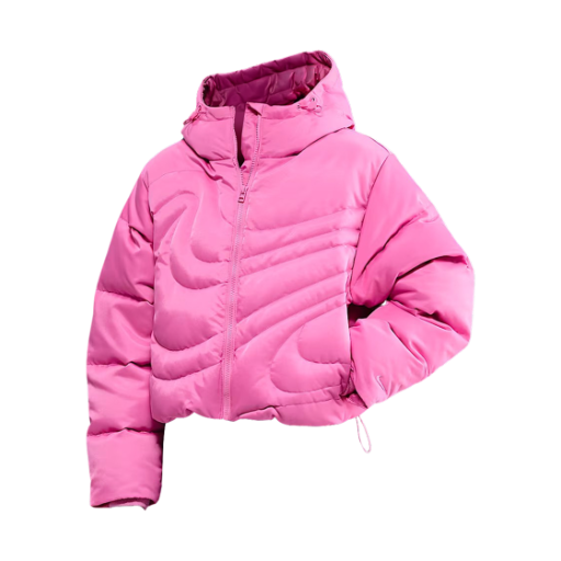 IB2006-606 (W) Nike NSW Swoosh Series Therma-Fit Oversized Down Puffer Jacket Pink Spell - Asia