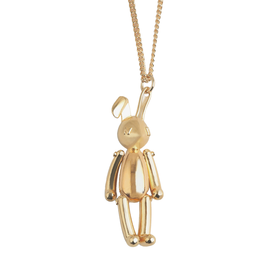 NONENON-111 Nonenon Bunny Necklace Gold