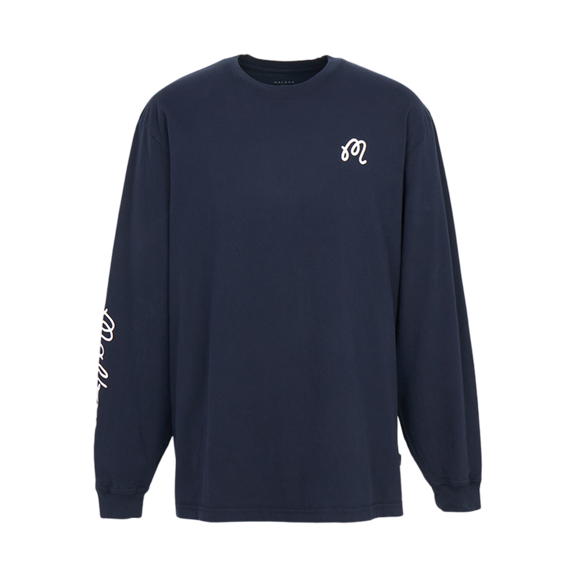 M9401NVY Malbon Golf Golf Wear Long Sleeve T-Shirt Navy