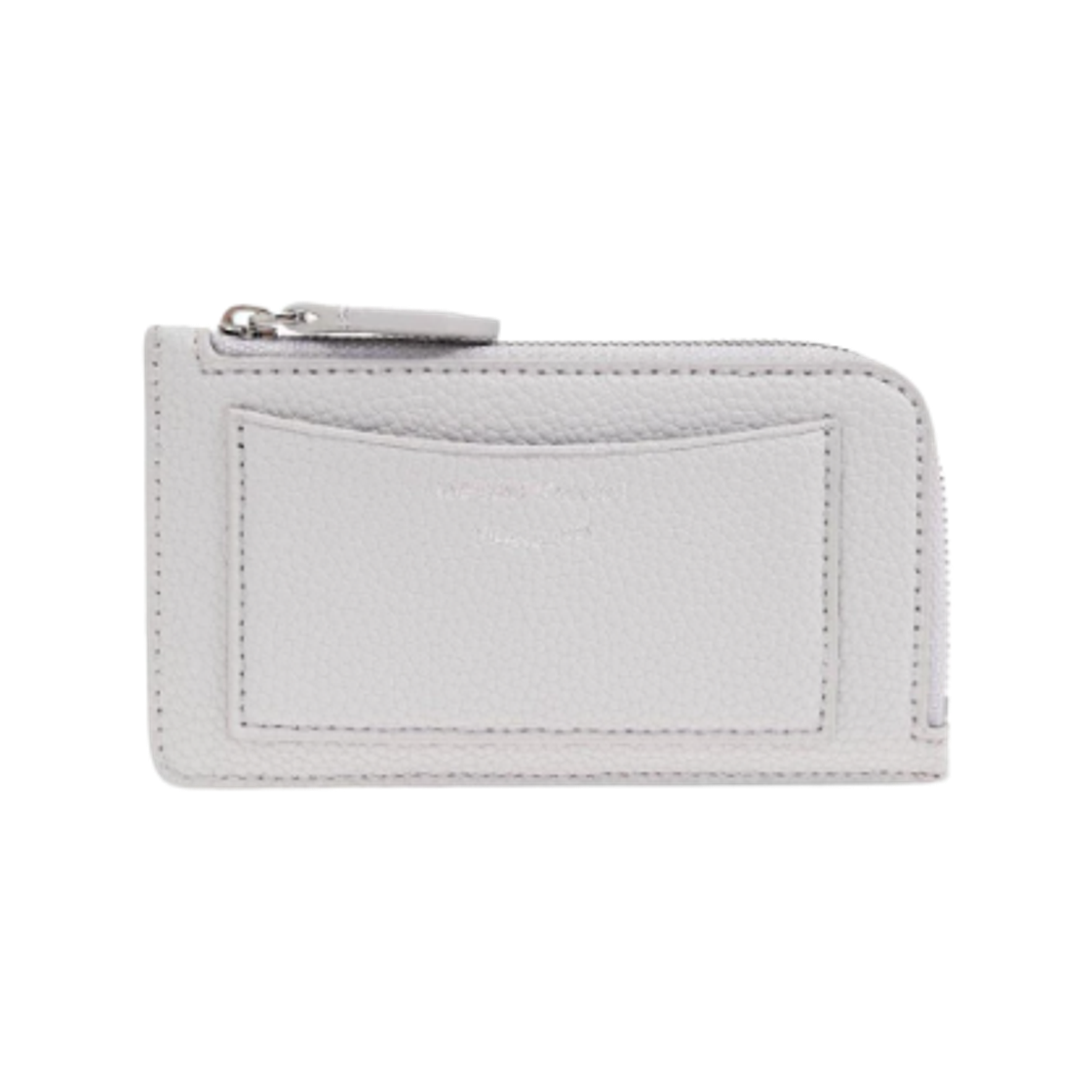 EW000367AF11953U8005 Emporio Armani Zip Card Case Silver