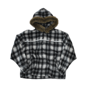 SPORT CHAMBER SC Fur Hood Shirt Black