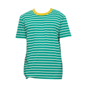 Howlin Striped in Cotone T-Shirt Green