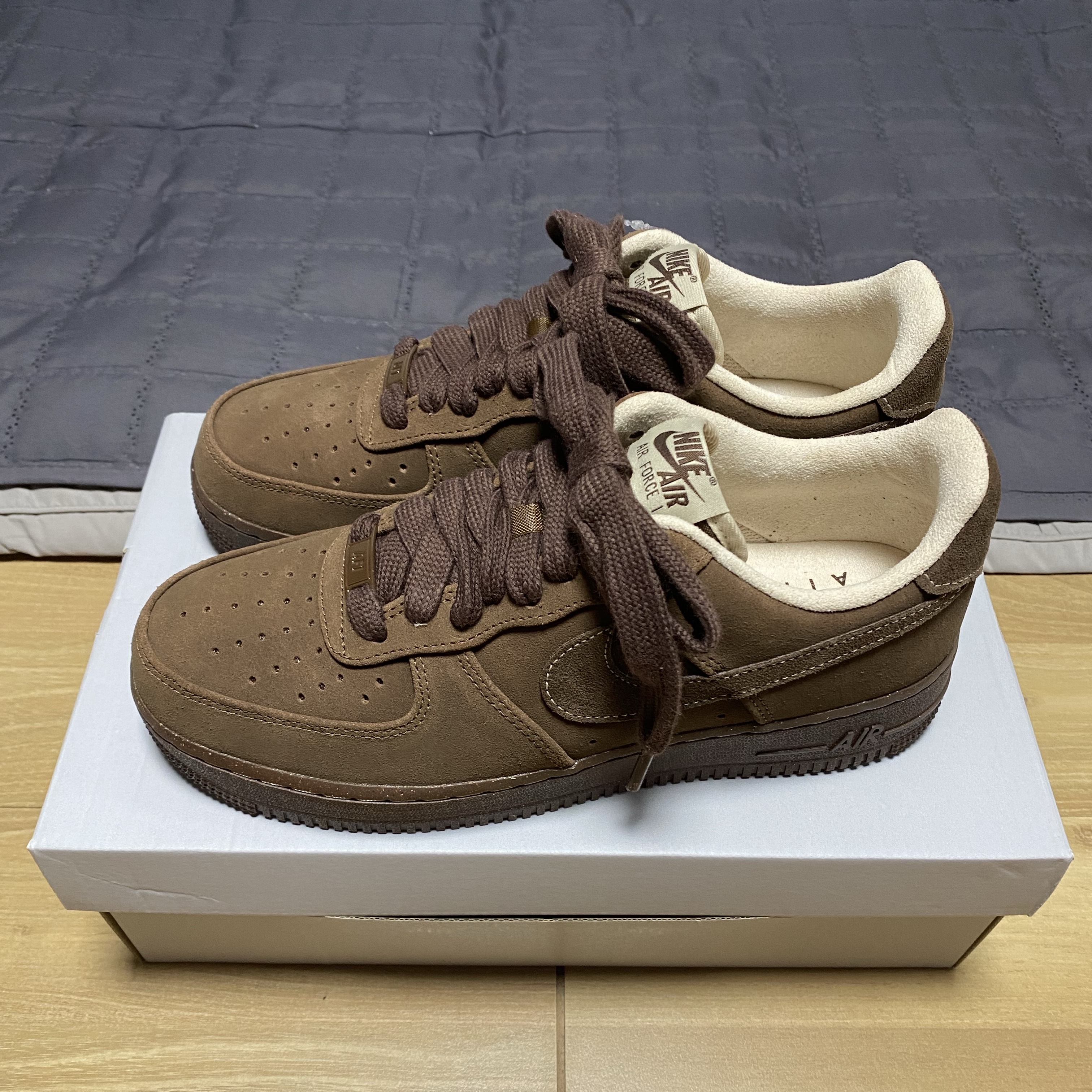 (W) Nike Air Force 1 '07 Cacao Wow 착용 스타일