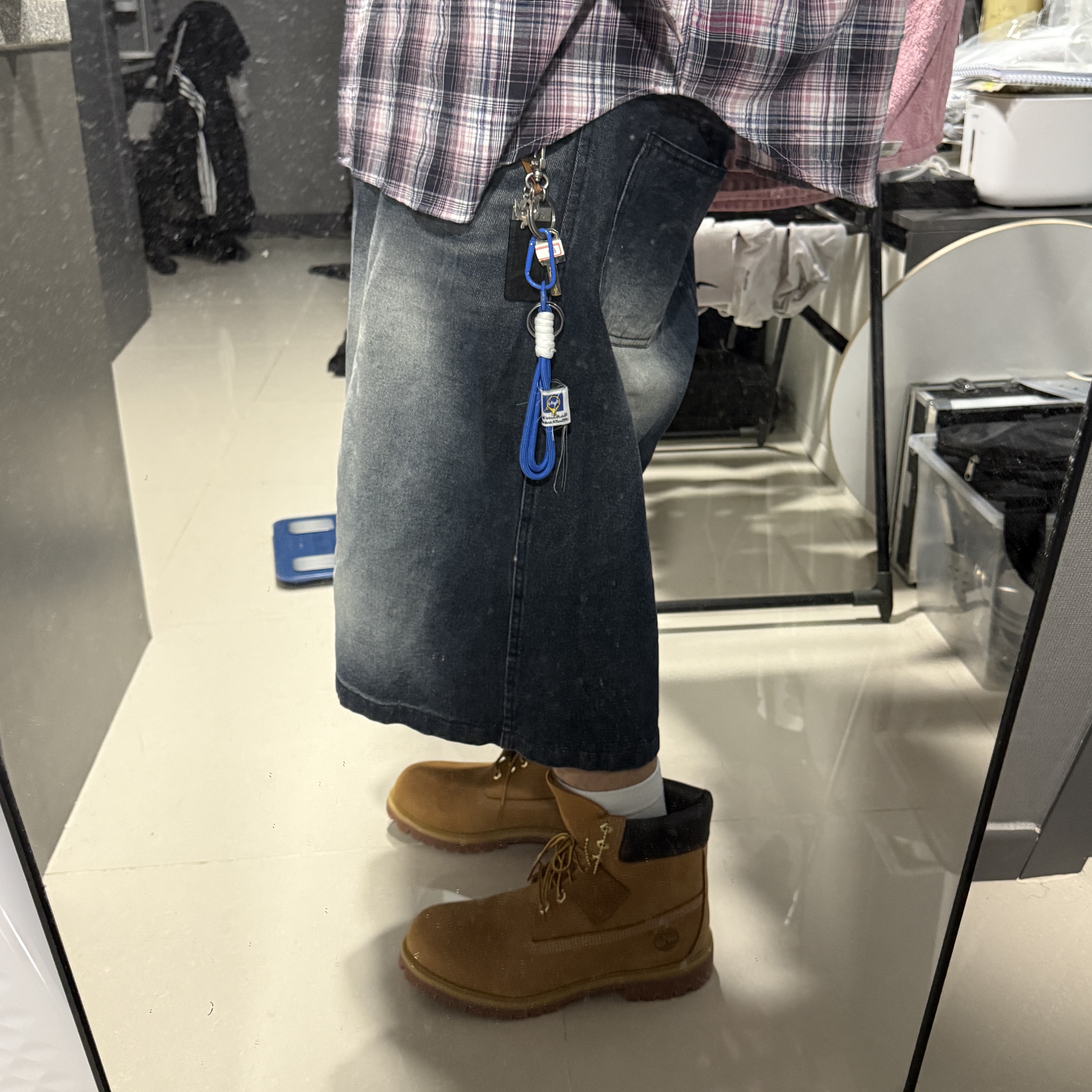 Timberland Premium 6 inch Waterproof Boot Wheat Nubuck - Wide 착용 스타일