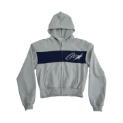 Civision by CSC Star Logo Hoodie Zip-Up Grey